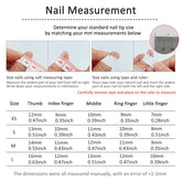 10Pcs Purple Cat Eye False Nail with Glitter Silver Stars French Manicure Nails Mid-length Ballet Elegant Fashion Nail Tips Art