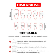 24pcs Summer Ocean False Nails Shark Starfish Pattern Fake Nails Tips Wearable Detachable Spice Girl Almond Press on Nails